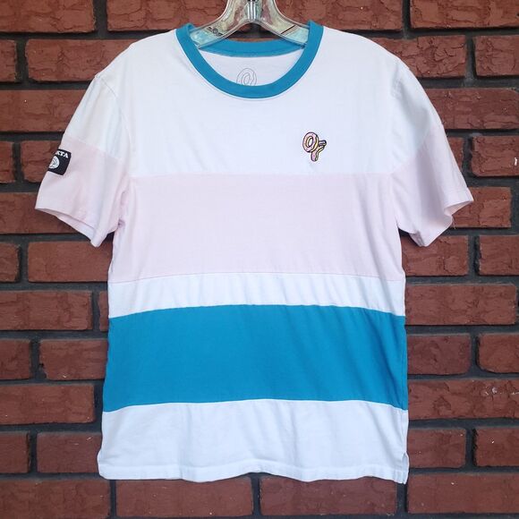 Odd Future Other - OF Odd Future T Shirt Size S White Donut Logo Blue Pink OFWGKTA Tyler Creator